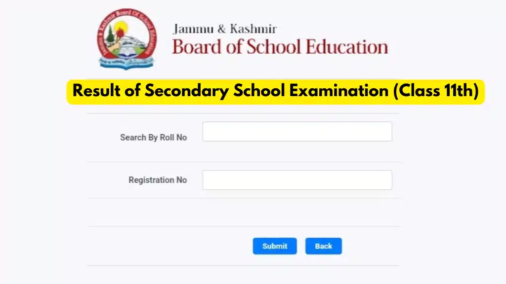 JKBOSE Class 11th Result 2024 Declared Here's How to Check Online